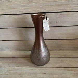 Akcam Turkish Glass Sparkly Glitter Vase